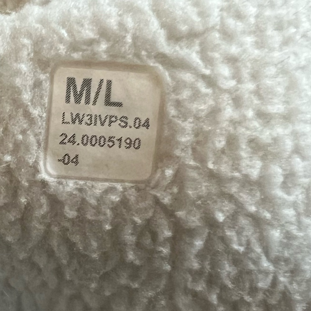 Lululemon Scuba Tumbled Fleece Funnel-Neck Full Zip| Bone | s: M/L - Picture 8 of 8